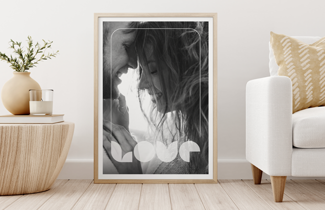 Poster mit Design