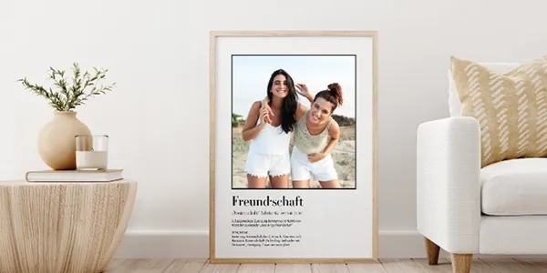 Poster mit Design